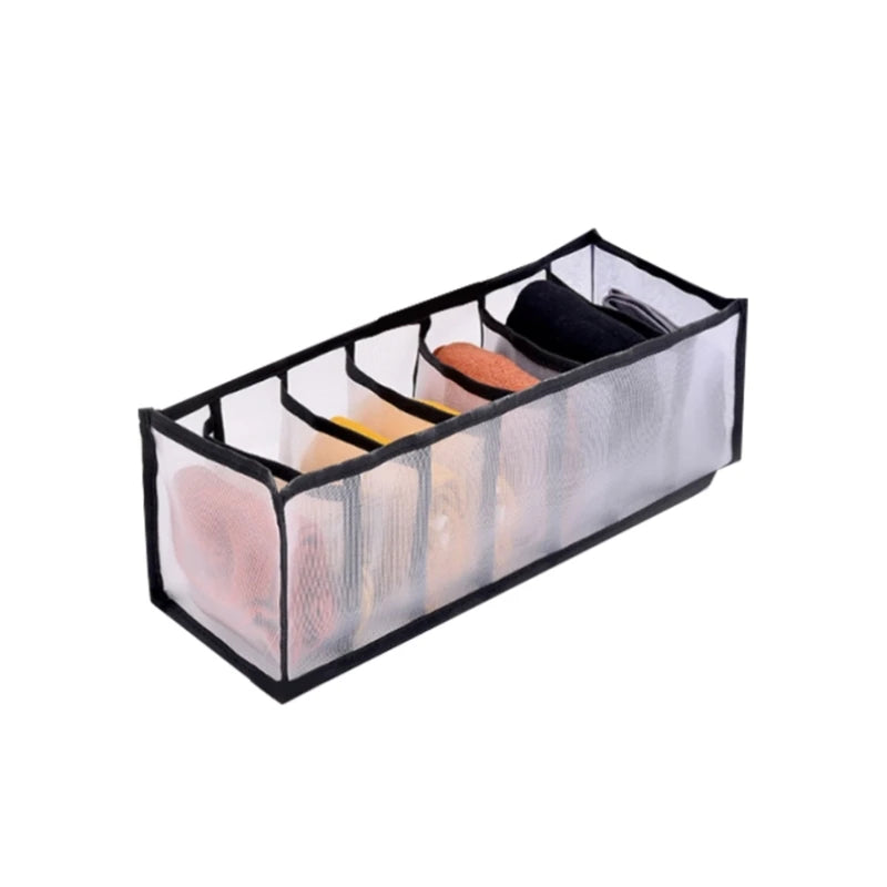 Foldable Underwear & Closet Organizer Box – 6 to 24 Cell Grid