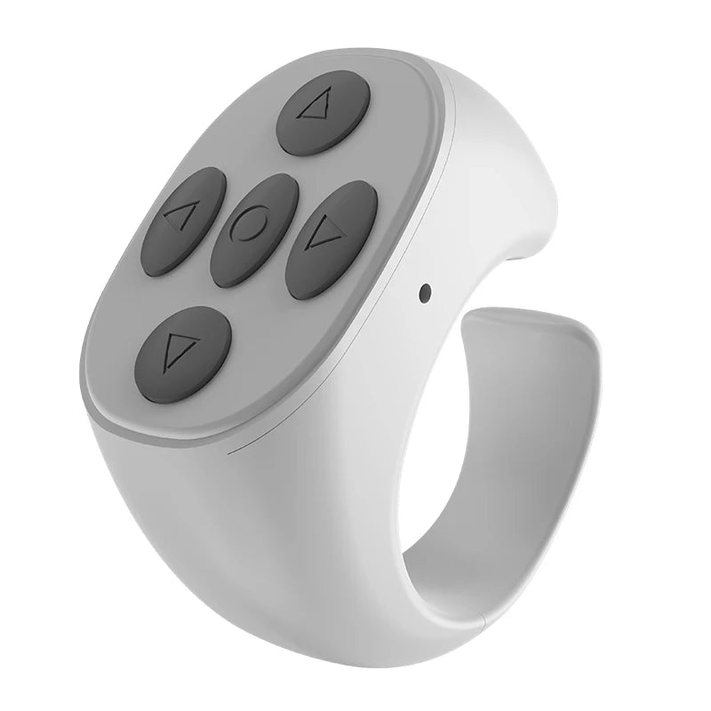 Wireless Bluetooth Selfie/Scroll Ring Remote – Perfect for Travel & TikTok