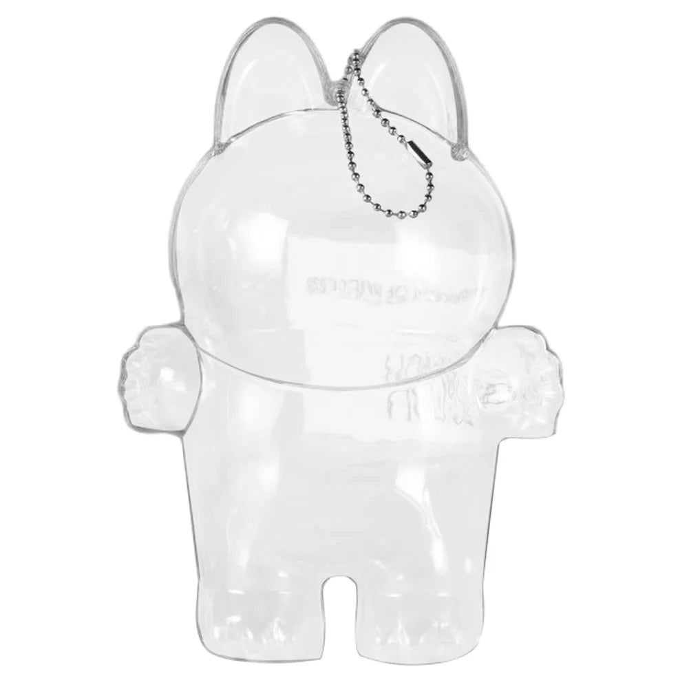 Cute Labubu Display Case – Clear Cover for Plush Party Dolls!
