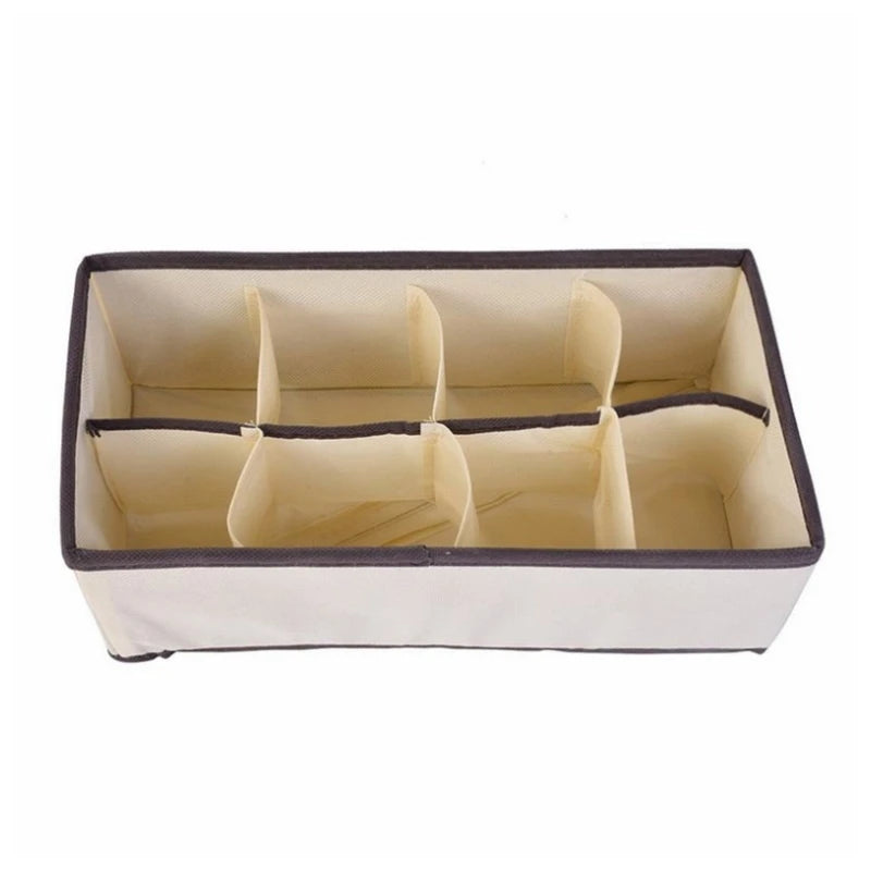 Foldable Underwear & Closet Organizer Box – 6 to 24 Cell Grid