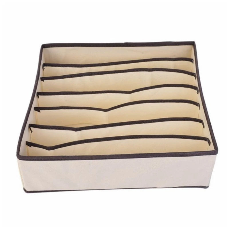 Foldable Underwear & Closet Organizer Box – 6 to 24 Cell Grid