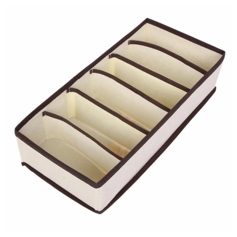 Foldable Underwear & Closet Organizer Box – 6 to 24 Cell Grid