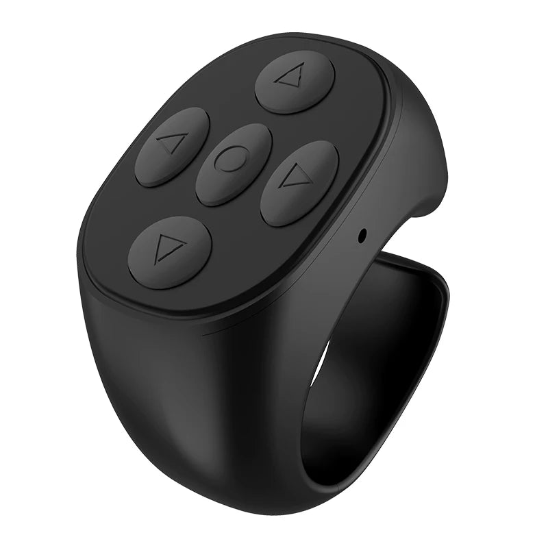 Wireless Bluetooth Selfie/Scroll Ring Remote – Perfect for Travel & TikTok