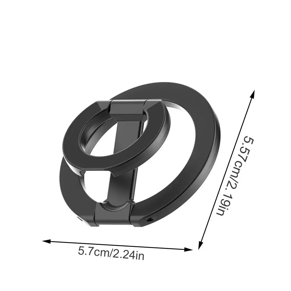 Xrea Double-Sided Magnetic Phone Holder – Metal Desktop Stand Compatible with MagSafe