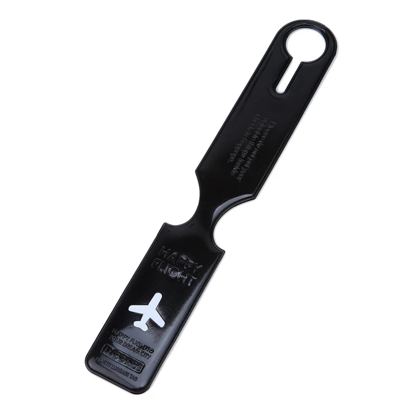 ID Name Address Identification Tag Cute Luggage Tag With Luggage Luggage Tag Airplane PVC Accessories
