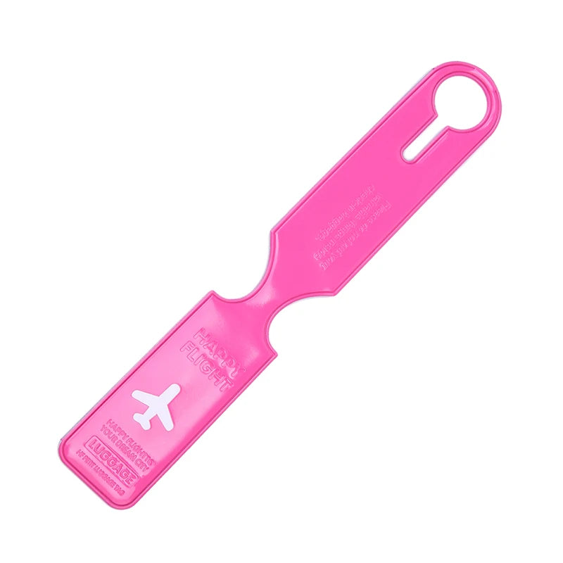 ID Name Address Identification Tag Cute Luggage Tag With Luggage Luggage Tag Airplane PVC Accessories