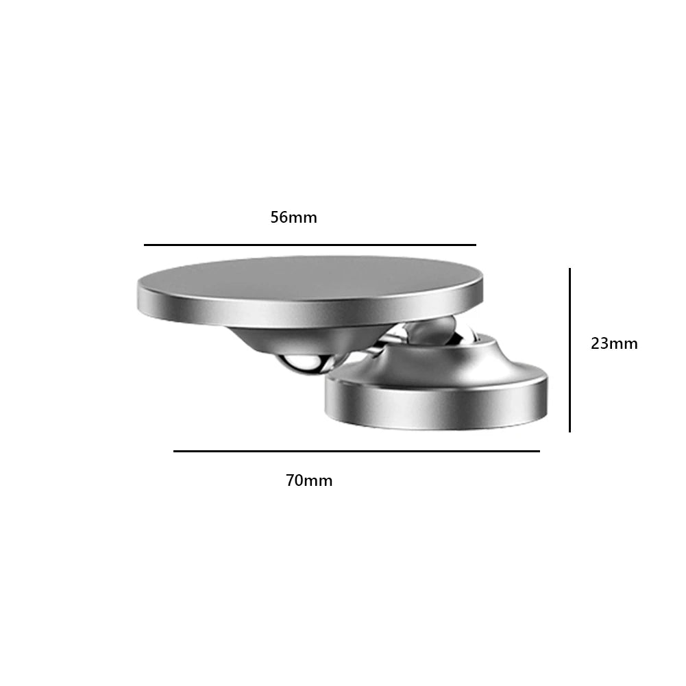 Double-Sided Magnetic Phone Holder – Alloy Base Gym Mount for MagSafe iPhone 12/13/14/15 Series