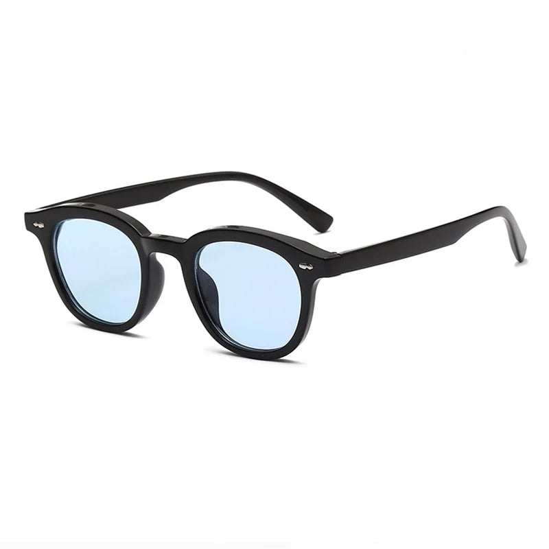 Small Round Sunglasses – Fashion Nail Design, UV400 Protection | Unisex by SHAUNA
