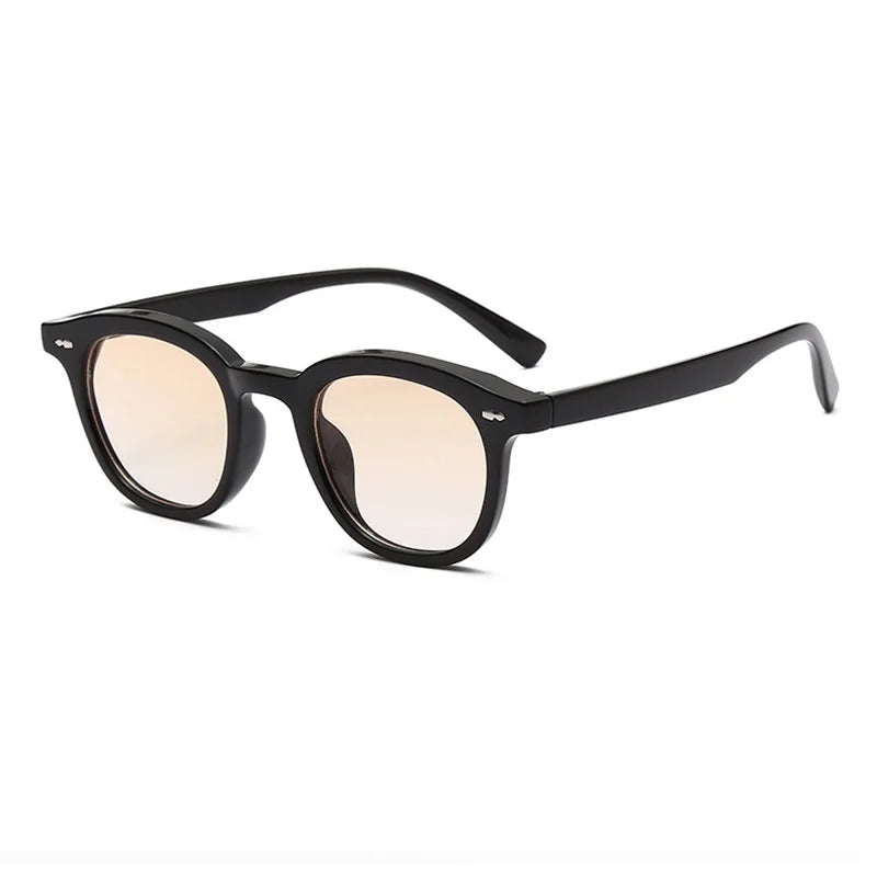 Small Round Sunglasses – Fashion Nail Design, UV400 Protection | Unisex by SHAUNA
