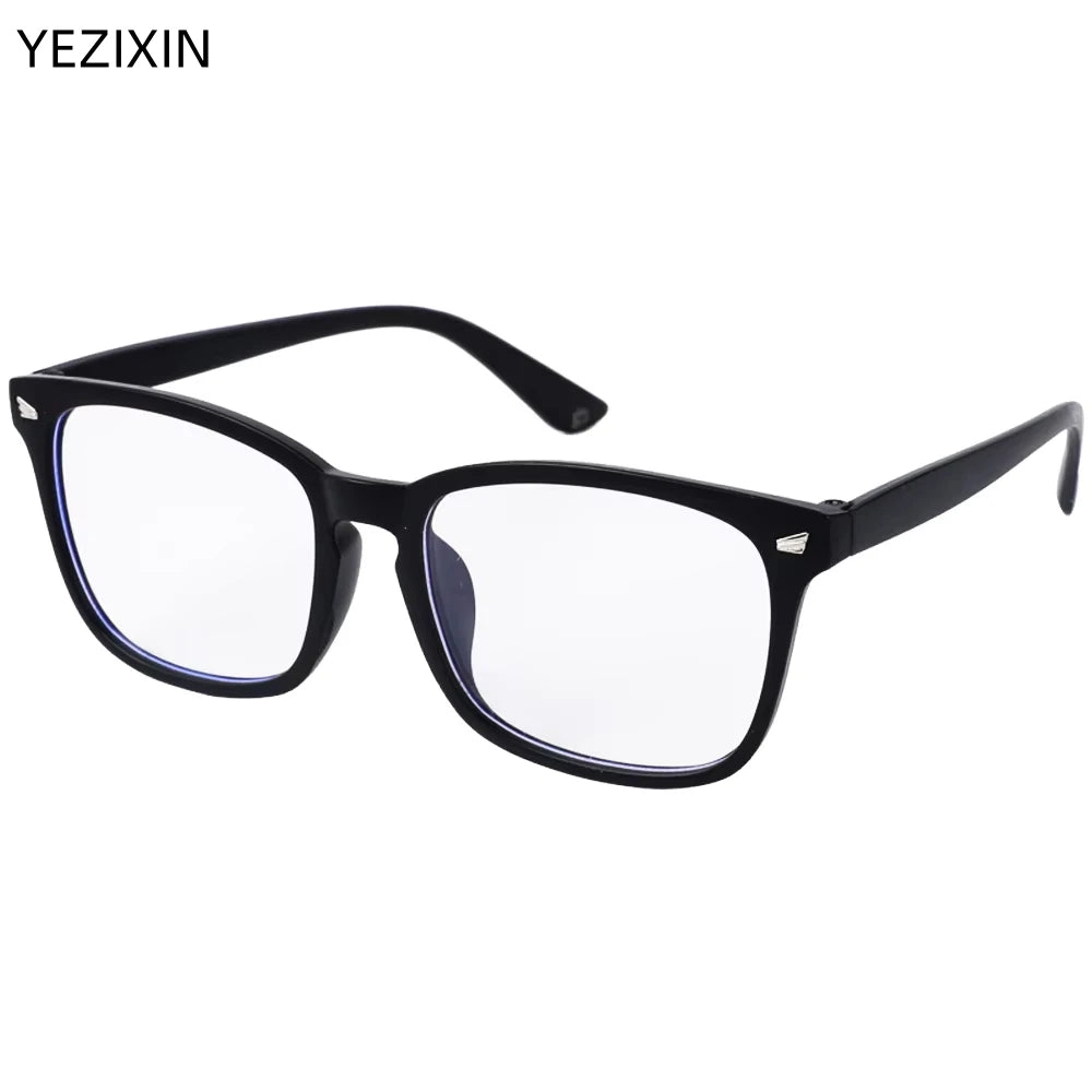 Blue Light Blocking Glasses – Square Frame Anti-Blue Ray Eyewear for Gaming & Screen Use