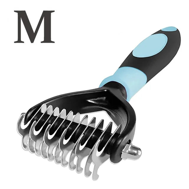 Dog & Cat Grooming Brush – Removes Loose Hair & Undercoat
