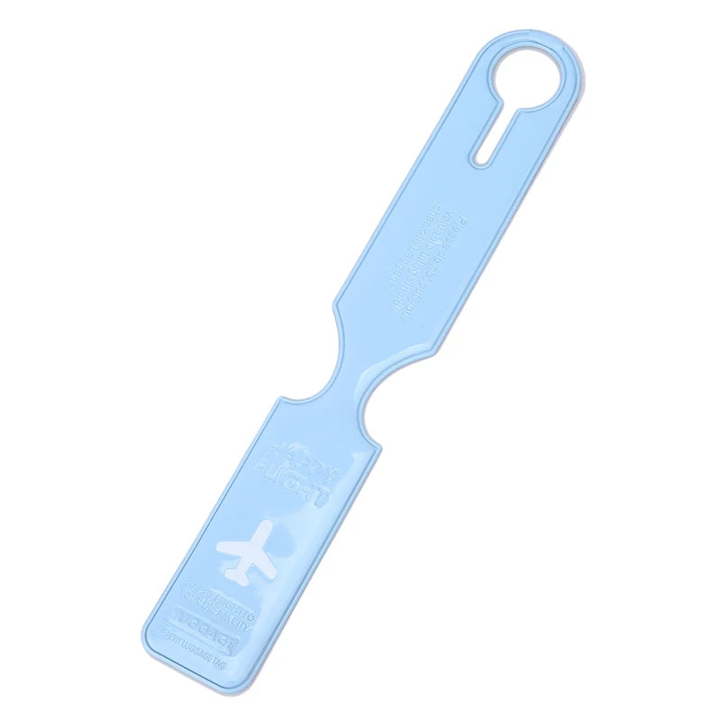ID Name Address Identification Tag Cute Luggage Tag With Luggage Luggage Tag Airplane PVC Accessories
