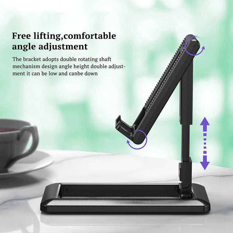 Universal Foldable Phone Stand – Adjustable Desktop Holder for iPhone, Samsung, Huawei & More