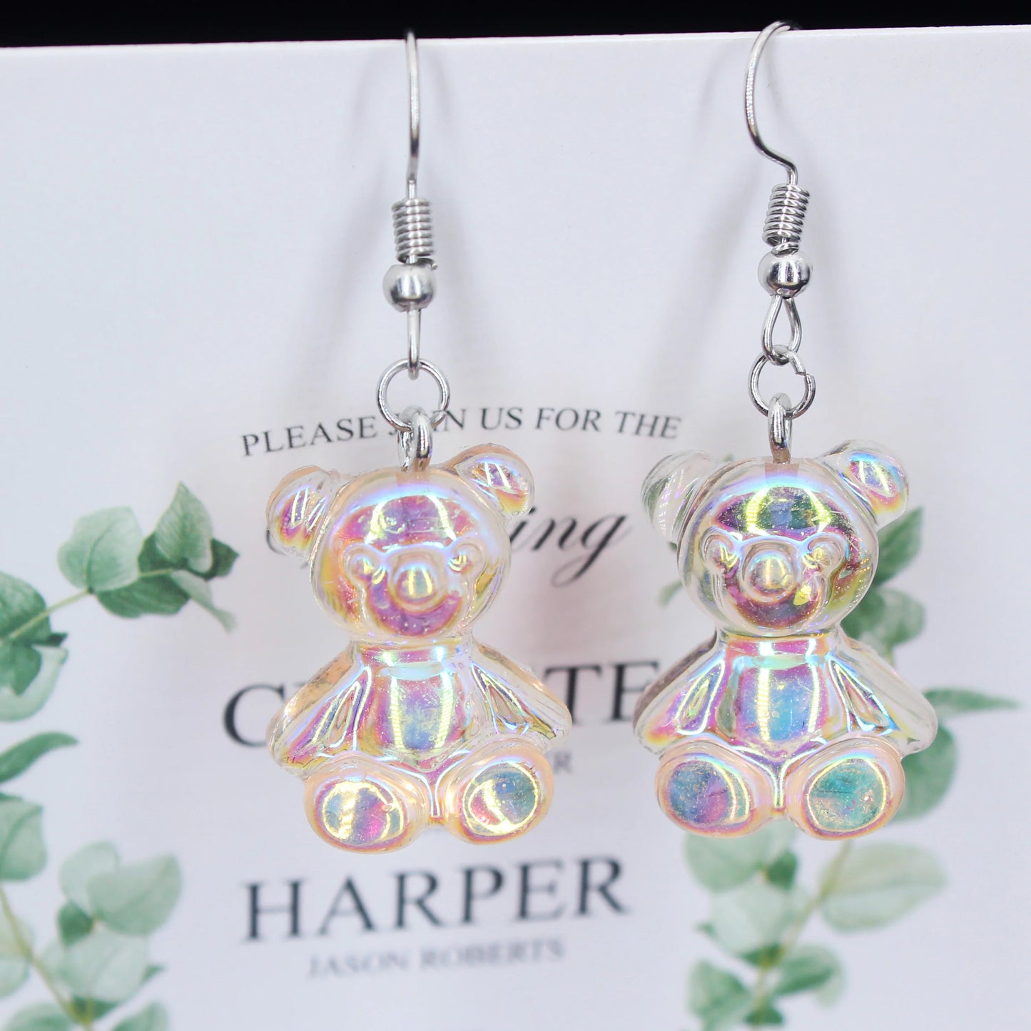 Colorful Acrylic Mushroom Drop Earrings – Cute Jewelry Gift for Girls & Women