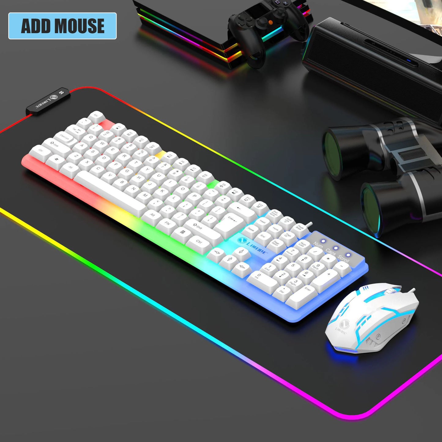GTX350 LED Keyboard + Mouse Kit – LIMEIDE USB Combo