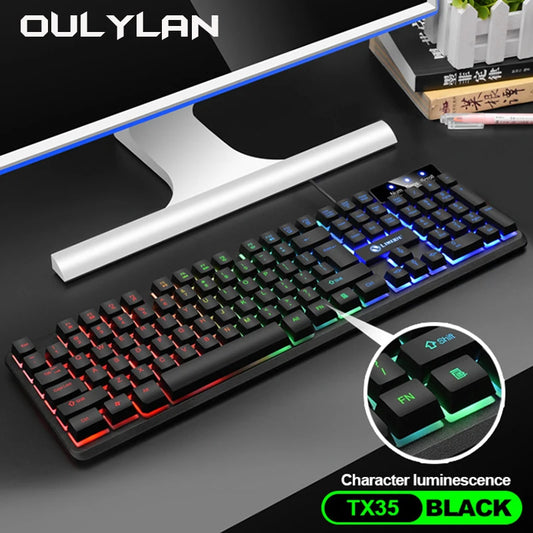 GTX350 LED Keyboard + Mouse Kit – LIMEIDE USB Combo