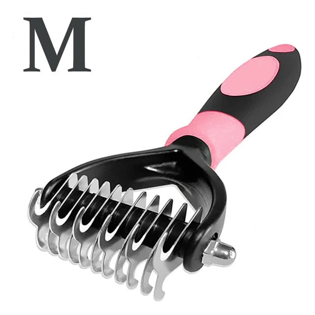 Dog & Cat Grooming Brush – Removes Loose Hair & Undercoat