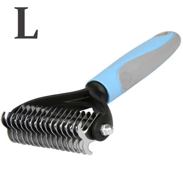 Dog & Cat Grooming Brush – Removes Loose Hair & Undercoat