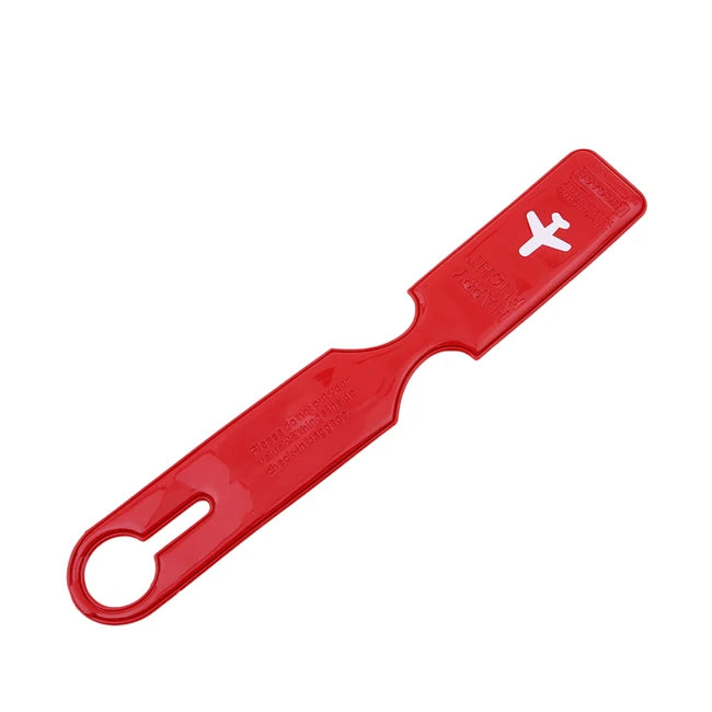ID Name Address Identification Tag Cute Luggage Tag With Luggage Luggage Tag Airplane PVC Accessories