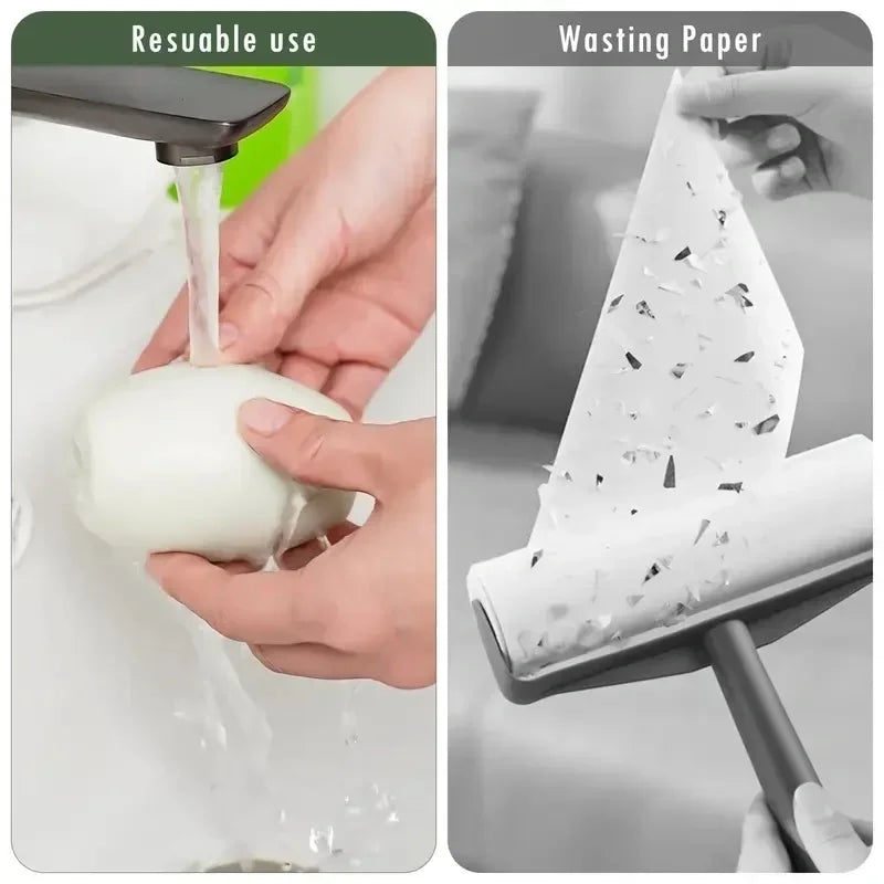 Reusable Washable Lint Roller – Pet Hair & Dust Remover