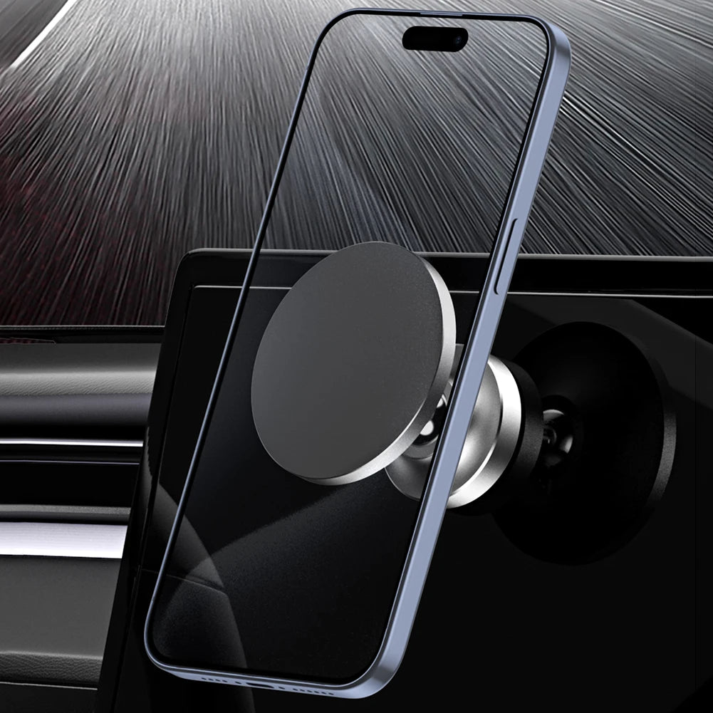 Double-Sided Magnetic Phone Holder – Alloy Base Gym Mount for MagSafe iPhone 12/13/14/15 Series
