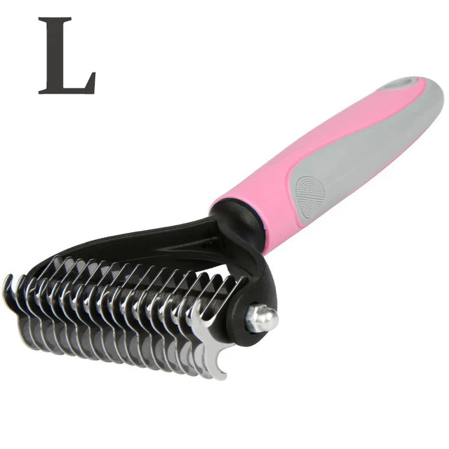 Dog & Cat Grooming Brush – Removes Loose Hair & Undercoat