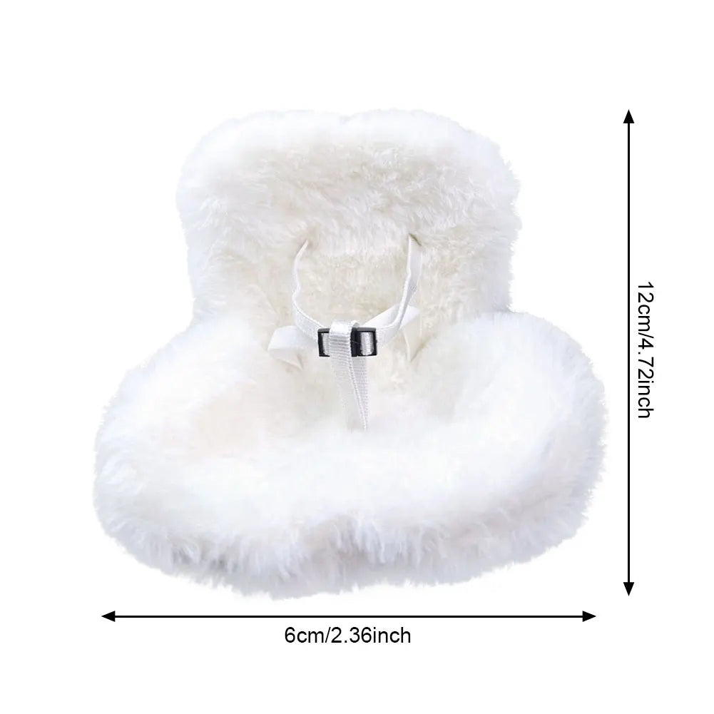 Mini Kawaii Labubu Plush Car Seat Decor – Cute Kpop Style