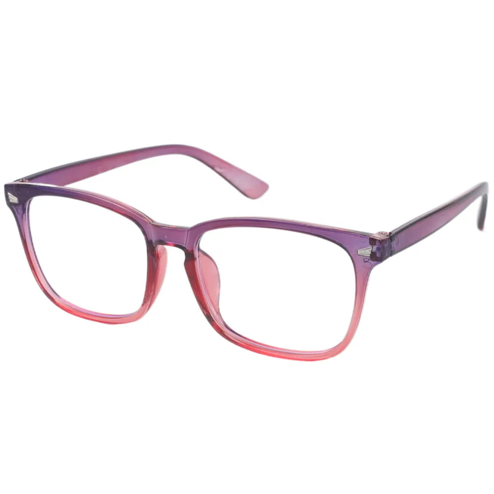 Blue Light Blocking Glasses – Square Frame Anti-Blue Ray Eyewear for Gaming & Screen Use