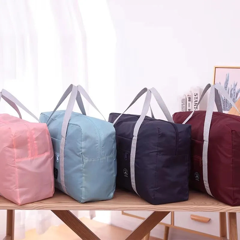 2-Piece Folding Travel Bag Set – Carry-On, Gym, Overnight