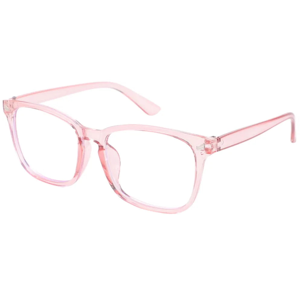 Blue Light Blocking Glasses – Square Frame Anti-Blue Ray Eyewear for Gaming & Screen Use