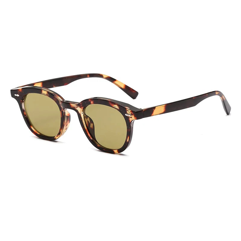 Small Round Sunglasses – Fashion Nail Design, UV400 Protection | Unisex by SHAUNA
