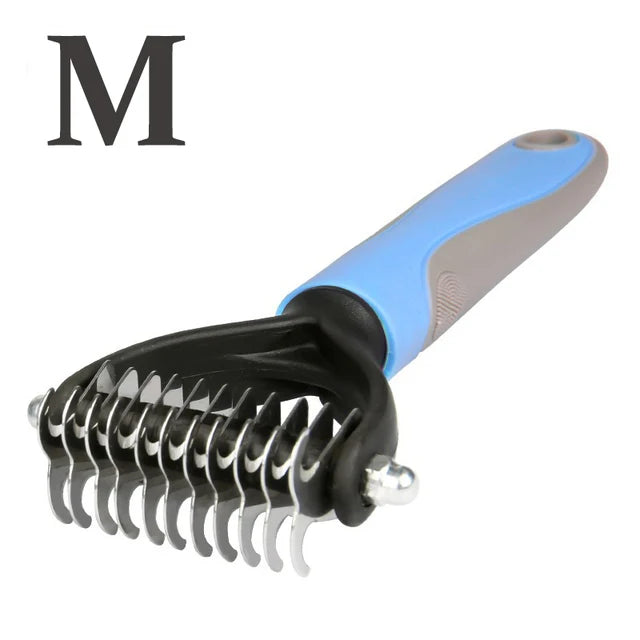 Dog & Cat Grooming Brush – Removes Loose Hair & Undercoat