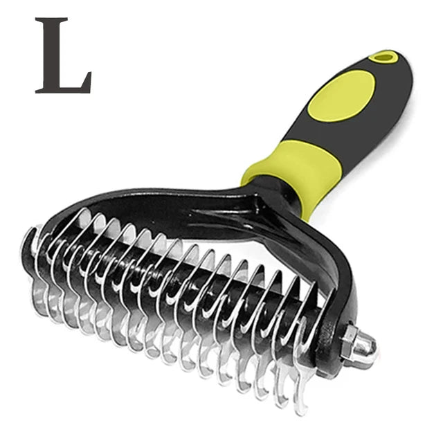 Dog & Cat Grooming Brush – Removes Loose Hair & Undercoat