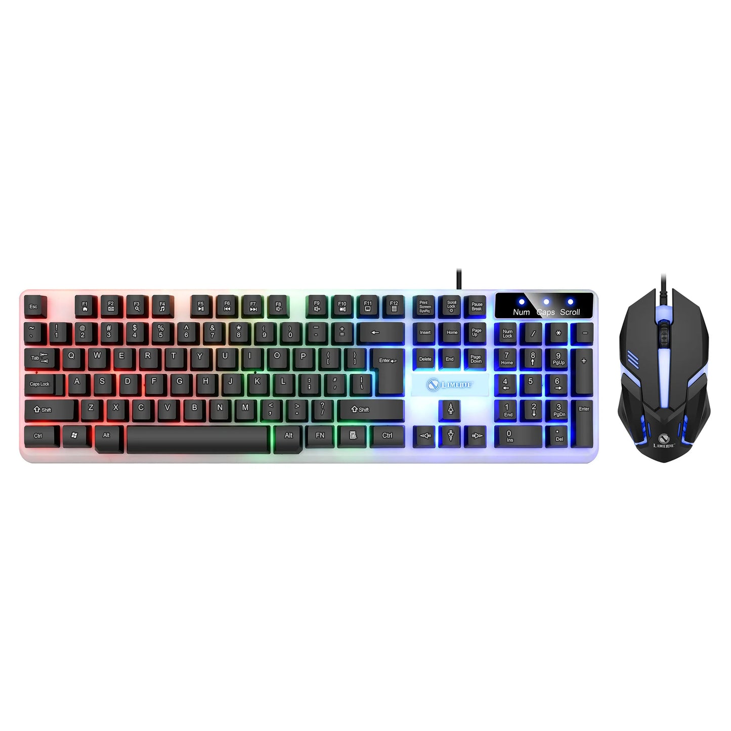 GTX350 LED Keyboard + Mouse Kit – LIMEIDE USB Combo