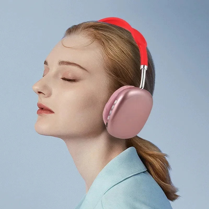Bluetooth 5.0 Headphone Wireless Headset With Mic Noise Cancelling