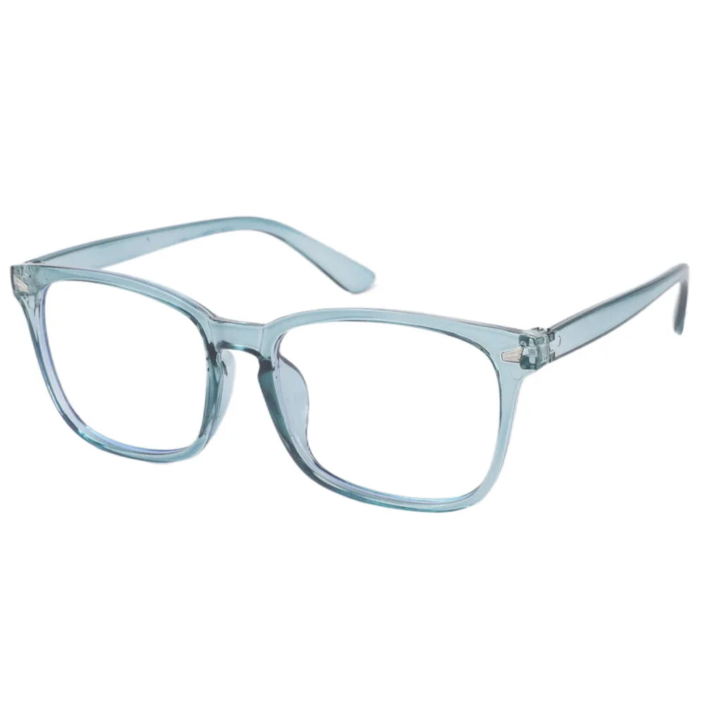 Blue Light Blocking Glasses – Square Frame Anti-Blue Ray Eyewear for Gaming & Screen Use
